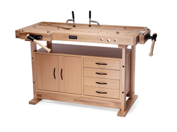 Ramia Diamond 1500 Workbench + Storage Cupboard & Accessory Kit (image for) Ramia Diamond 1500 Workbench + Storage Cupboard & Accessory Kit