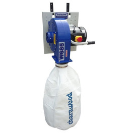 Charnwood W685 1hp Wall Mounted Dust Extractor (image for) Charnwood W685 1hp Wall Mounted Dust Extractor