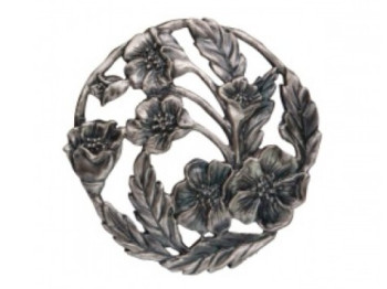 Pewter Pot Pourri Lid - Poppy (image for) Pewter Pot Pourri Lid - Poppy