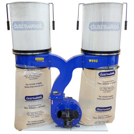 Charnwood W692CF 3hp Dust Extractor With Cartridge Filters (Package Deal) (image for) Charnwood W692CF 3hp Dust Extractor With Cartridge Filters (Package Deal)