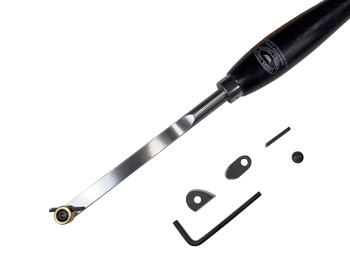 Crown HTC1 Cryo Hollowing Tool - Black Ash Handle (image for) Crown HTC1 Cryo Hollowing Tool - Black Ash Handle