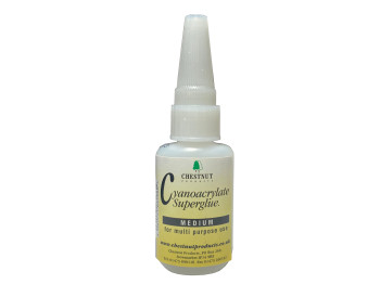 Chestnut Cyanoacrylate Superglue - Medium 20g (image for) Chestnut Cyanoacrylate Superglue - Medium 20g