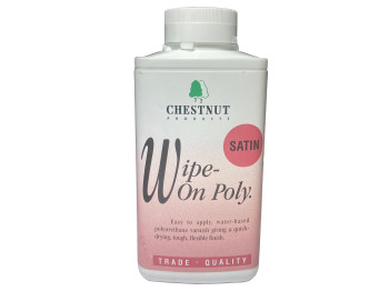 Chestnut Wipe-On Poly (Satin) - 500ml (image for) Chestnut Wipe-On Poly (Satin) - 500ml