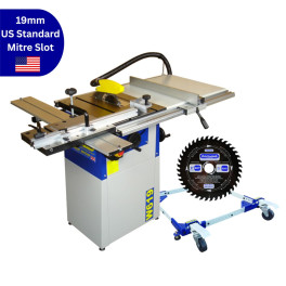 Charnwood W619P 8" Table Saw with Wheel Kit and Low Noise Blade (Package Deal) (image for) Charnwood W619P 8" Table Saw with Wheel Kit and Low Noise Blade (Package Deal)