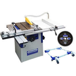 Charnwood W629P 10" Table Saw with Wheel Kit and Low Noise Blade (Package Deal) (image for) Charnwood W629P 10" Table Saw with Wheel Kit and Low Noise Blade (Package Deal)