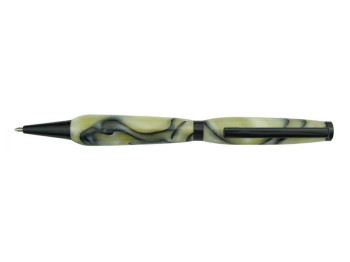 Charnwood PEN7BC 7mm Slimline Twist Pen - Black Chrome (image for) Charnwood PEN7BC 7mm Slimline Twist Pen - Black Chrome